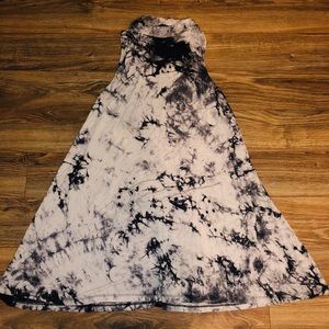 T-shirt high neck dress